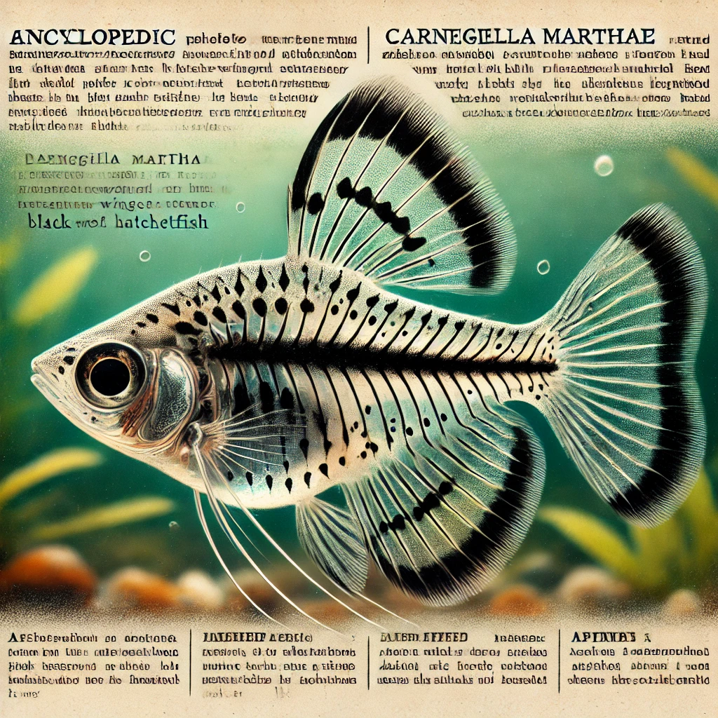 Carnegiella marthae Блацк Вингс-Вингс Фисх