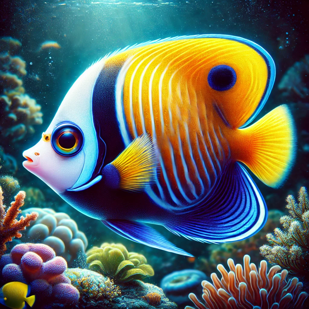 Centropyge bicolor Двотонски