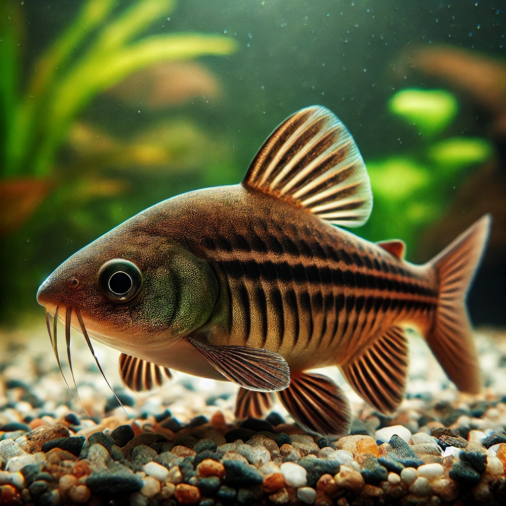 Corydoras aeneus Метални коридорас