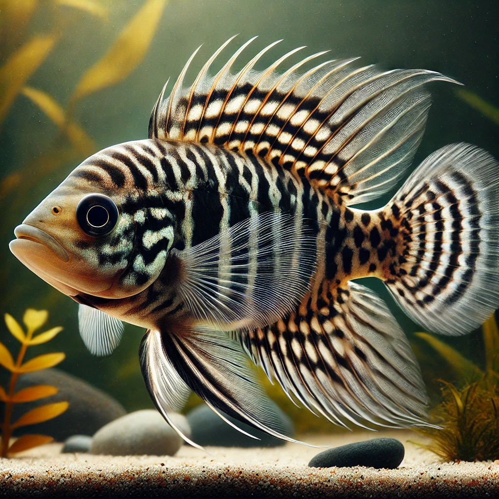 Crenicara filamentosa Грид Цицхлид