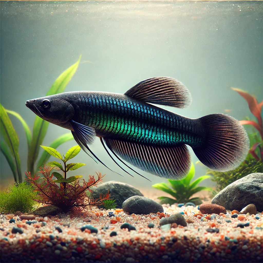 Cynolebias nigripinnis Аргентински бисер са црним перајима