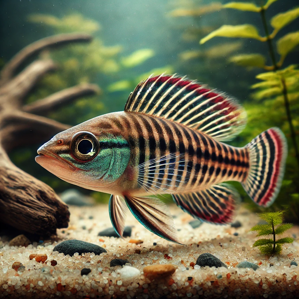 Epiplatys fasciolatus Епиплатис Фасциолатус