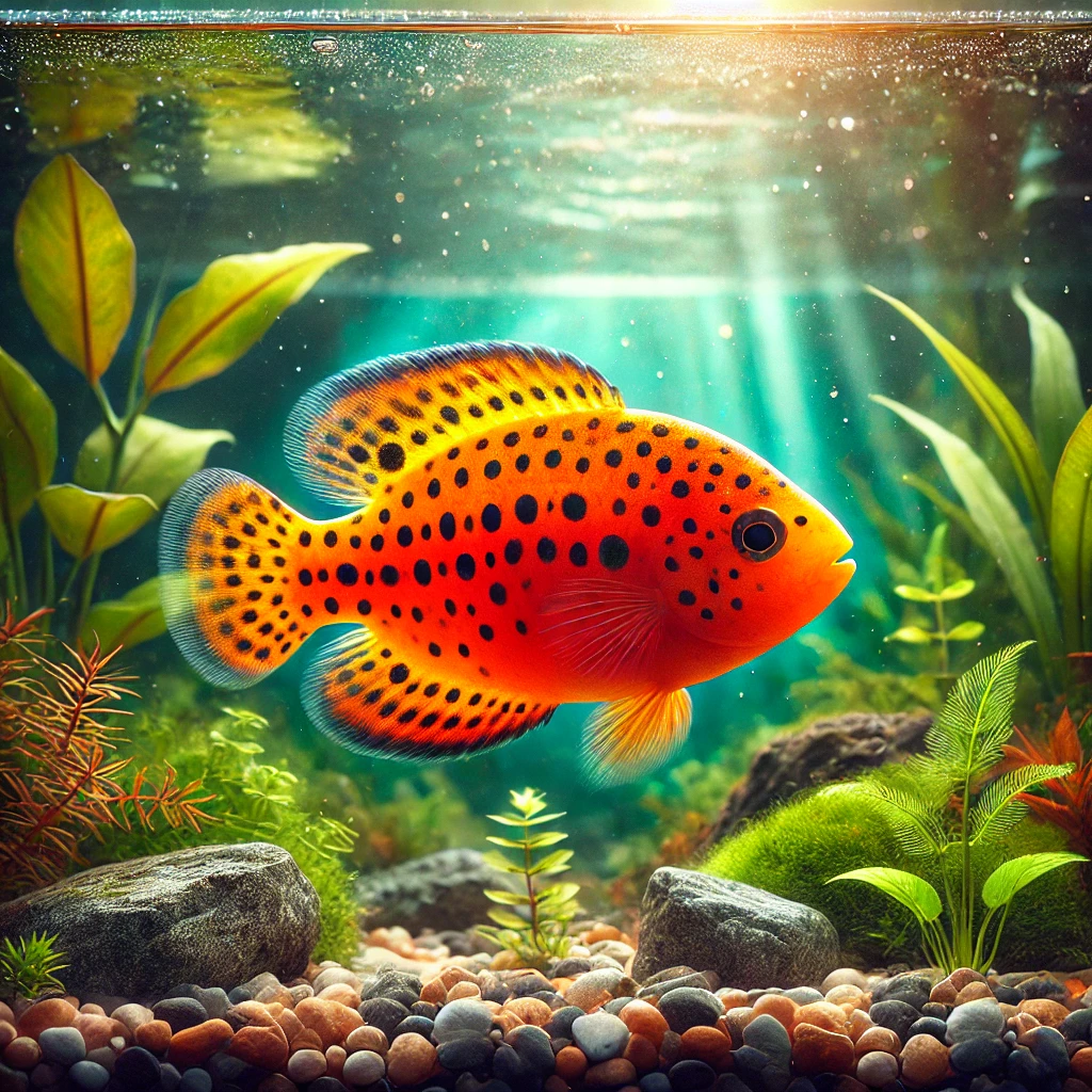 Etroplus maculatus (Наранџасти хромид)