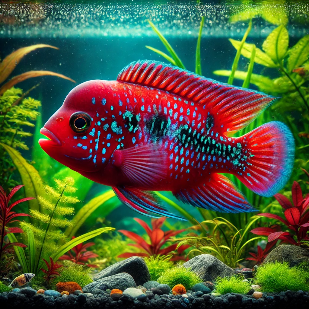 Hemichromis bimaculatus Цицхлид Јевел