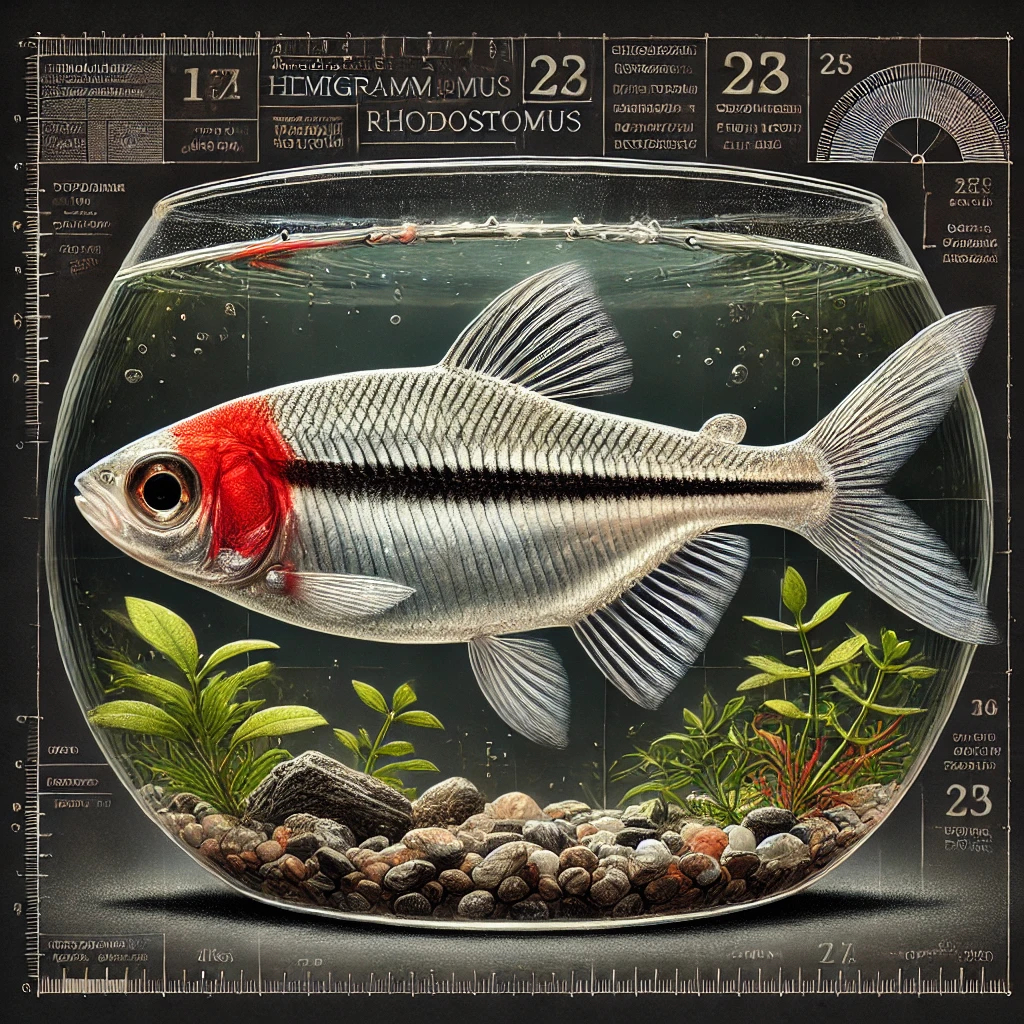 Hemigrammus rhodostomus Црвени нос