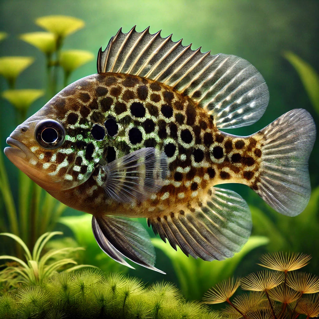 Lepomis punctatus Тачка за сунчање