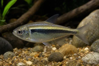 Astianax zonatus Диамонд Тетра