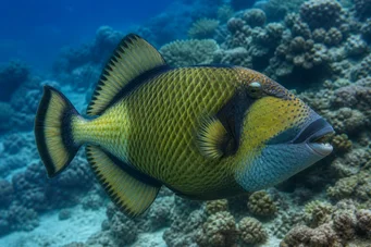 Balistoides viridescens