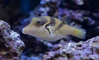 Canthigaster margaritatus (Цантхигастер-Паон)