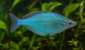 Melanotaenia lacustris Тиркизна дугачка риба