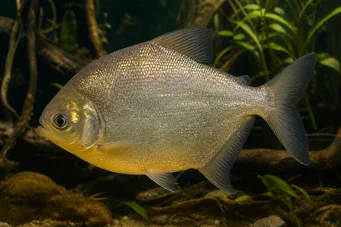 Mylossoma aureum Помпано, Голден Пацоу