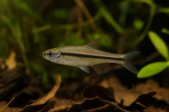 Nannaethiops unitaeniatus (Афрички тетра на линији)