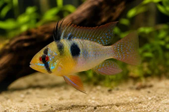 Microgeophagus ramirezi Рамирези