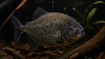 Serrasalmus rhombeus (Пацу је приметио, бела Пиранха)