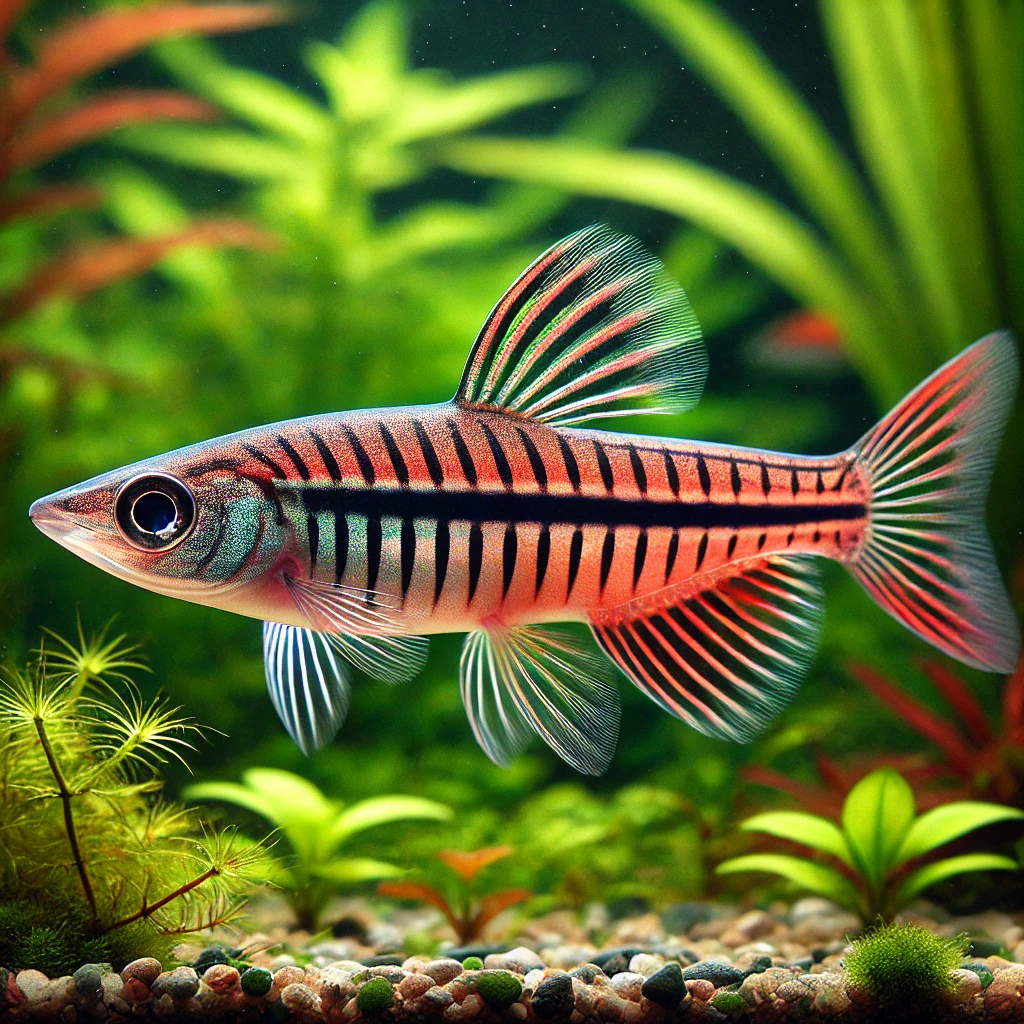 Nannostomus beckfordi Оловка