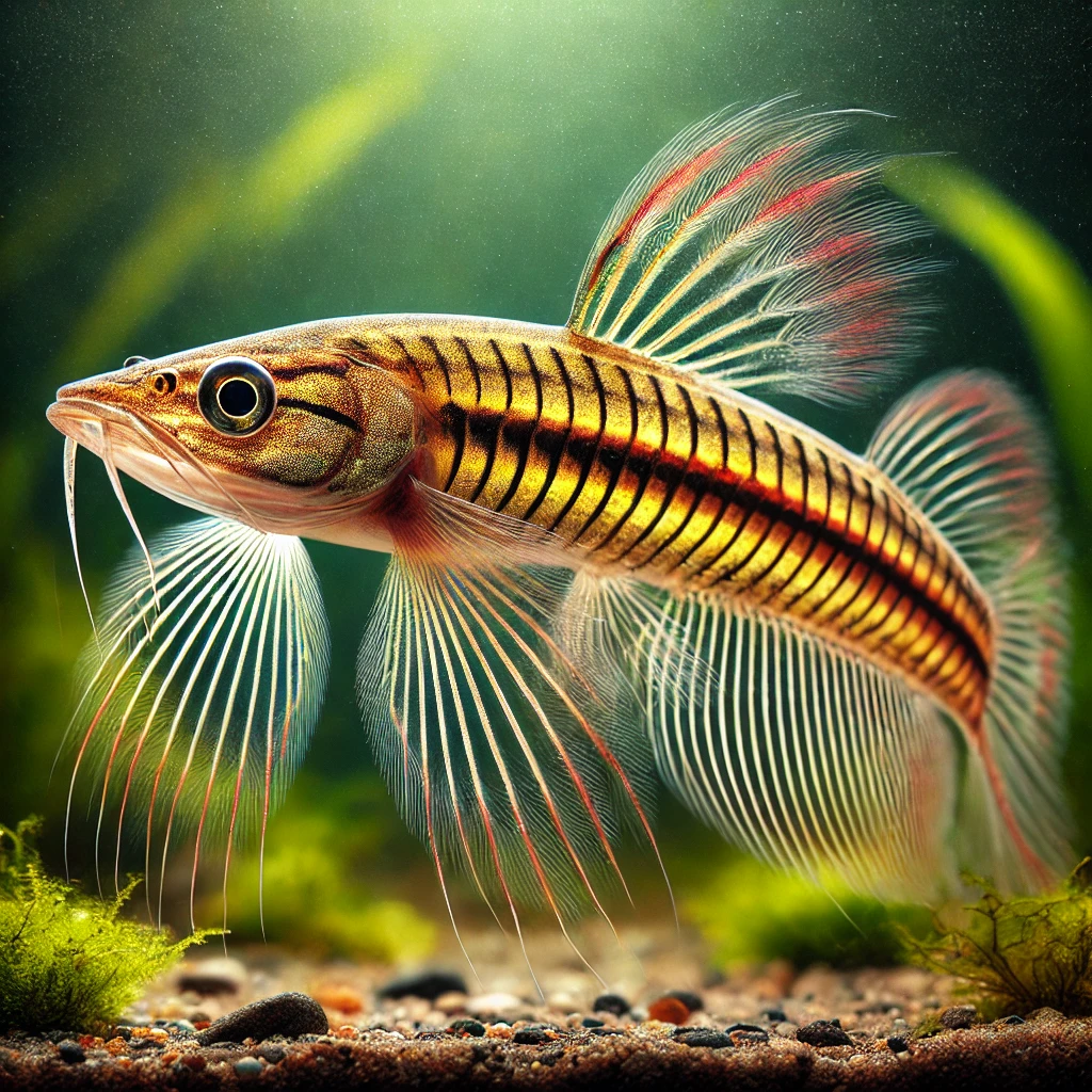 Nannostomus eques Цевасти уста ...