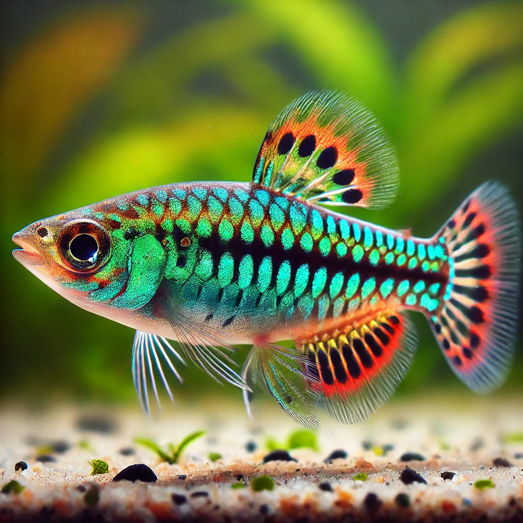 Pachypanchax playfairii Испрекидани �...