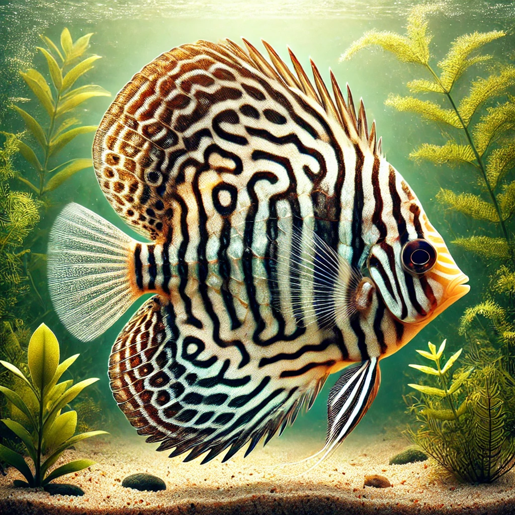 Pantodon buchholzi Лептир риба