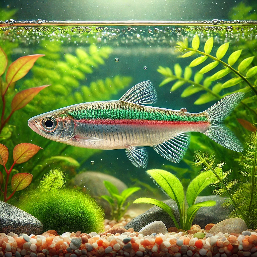 Rasbora borapetensis Црвено-таилован