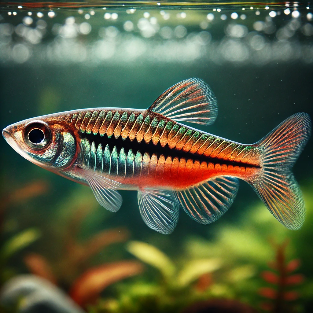 Rasbora pauciperforata Ред Лине Расбора