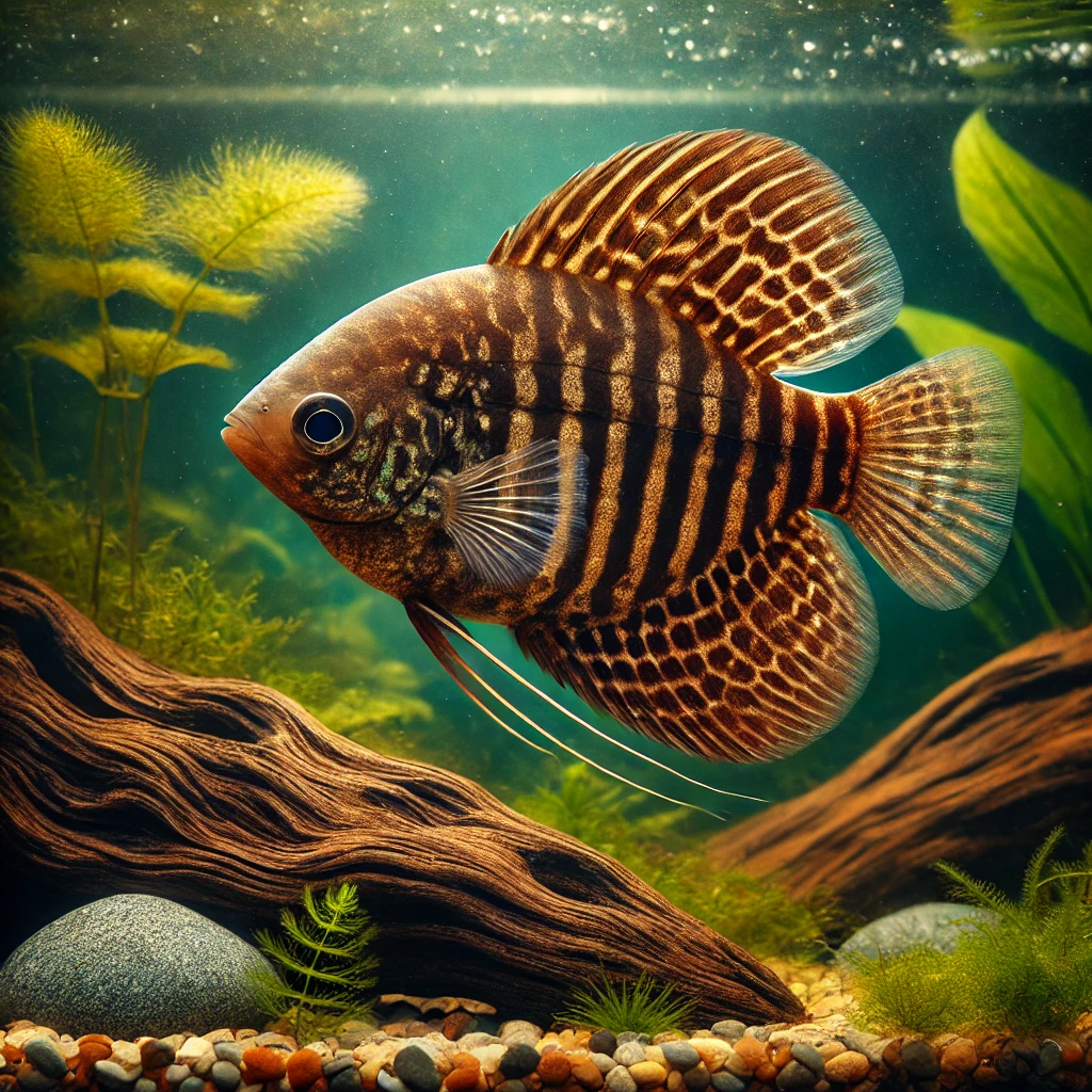Sphaerichthys osphromenoides Чоколадни гоурами